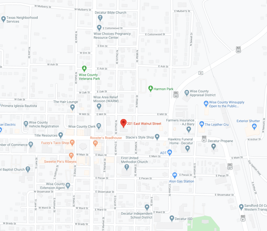 DMCR on a map with link